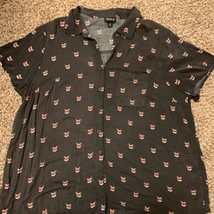 Fox Button Up Shirt